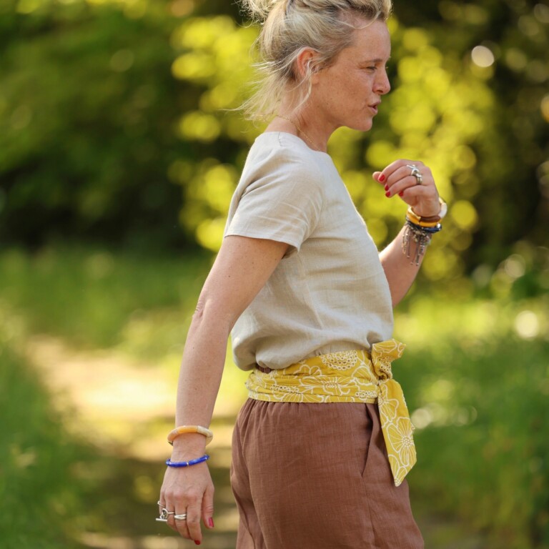 Quintessence - Ceinture Anita – Broderie bouton d'or