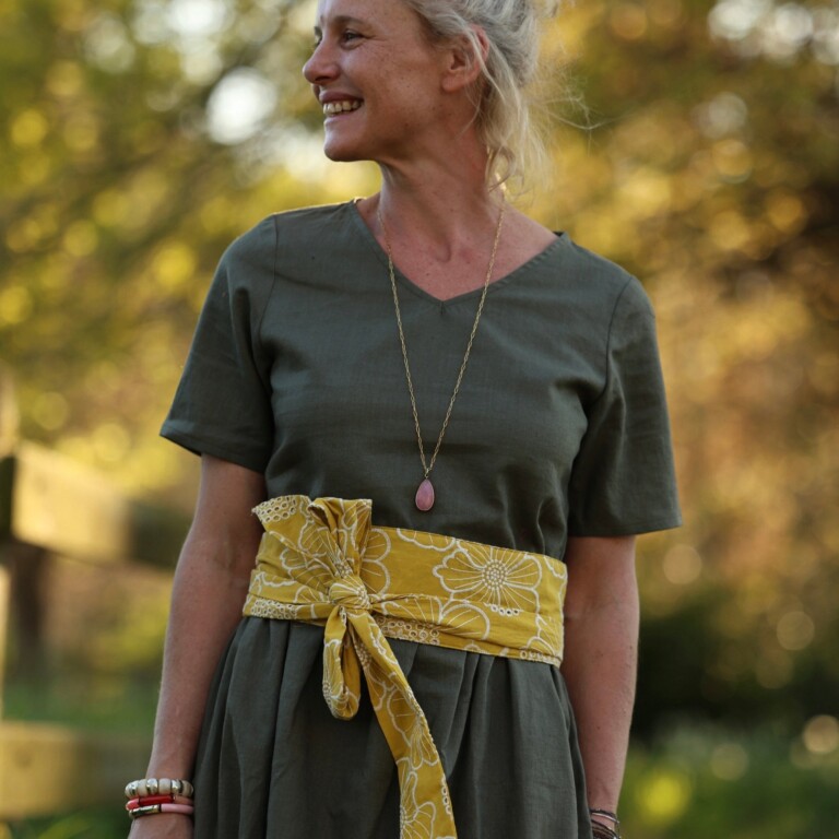 Quintessence - Ceinture Anita – Broderie bouton d'or
