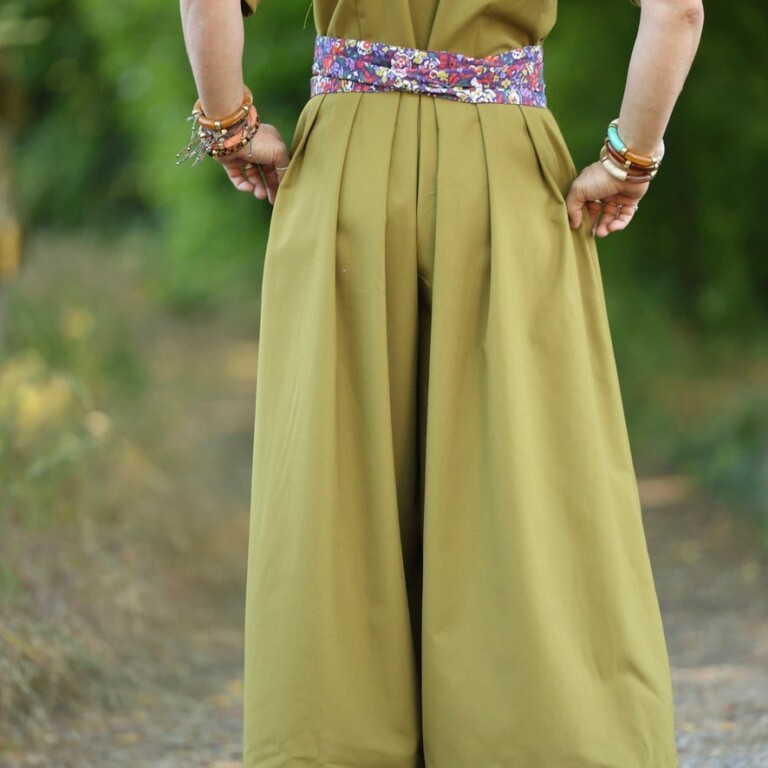 Quintessence - Ceinture Anita coton Floraison Améthyste
