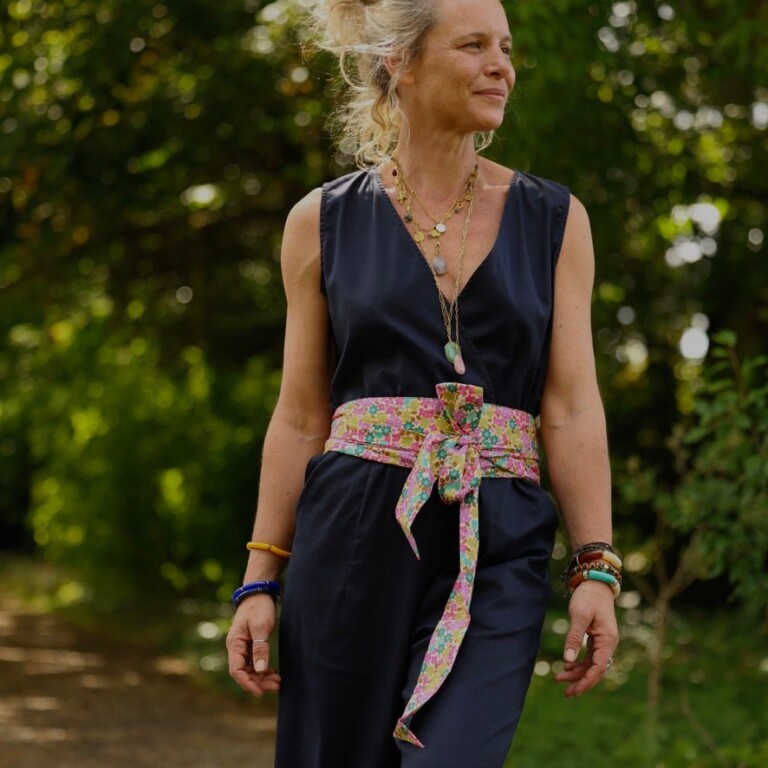 Quintessence - Ceinture Anita – Coton floral vintage