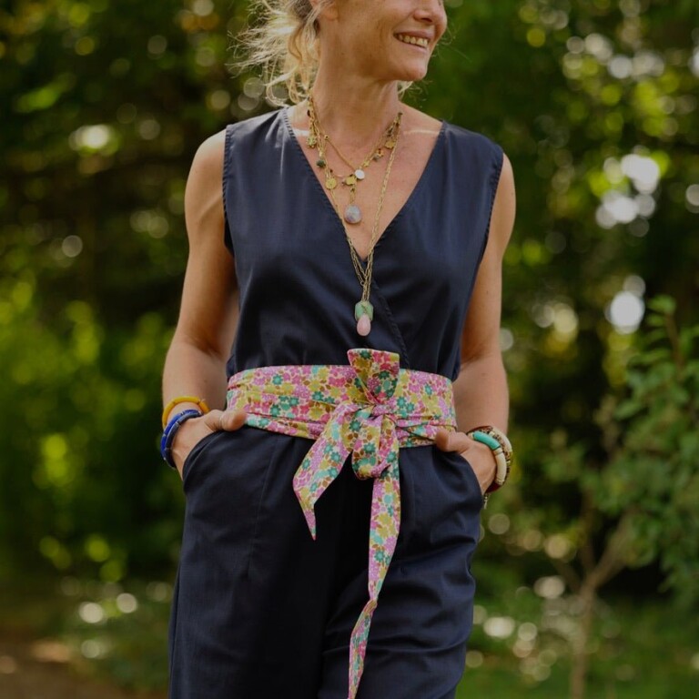 Quintessence - Ceinture Anita – Coton floral vintage