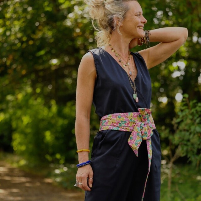 Quintessence - Ceinture Anita – Coton floral vintage