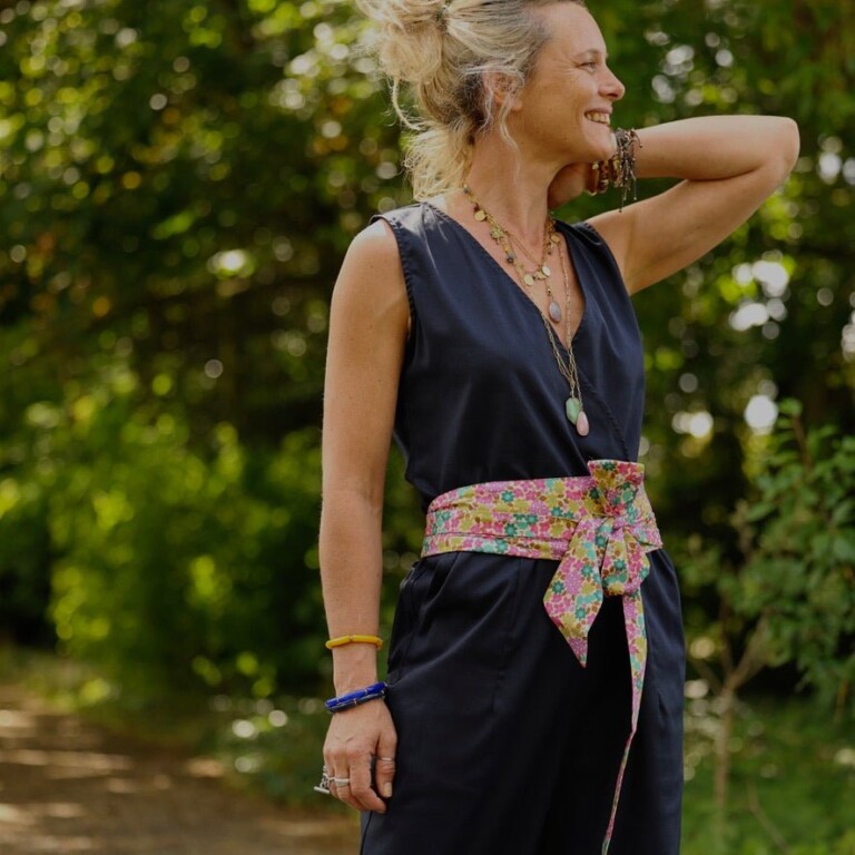 Quintessence - Ceinture Anita – Coton floral vintage