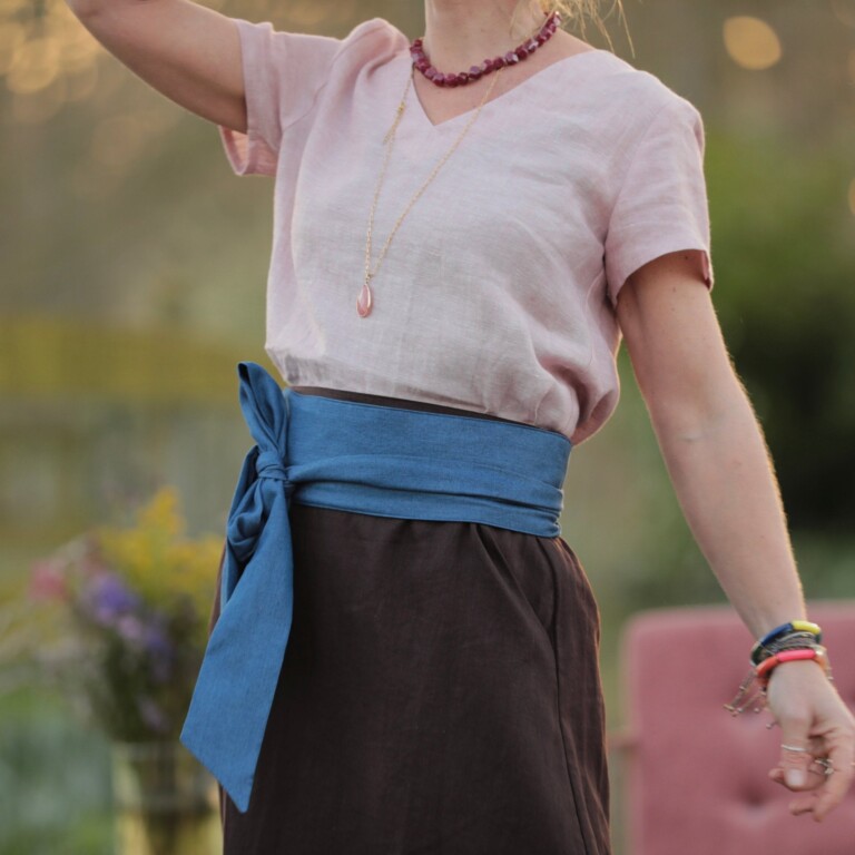 Quintessence - Ceinture Anita - jean lyocel bleu