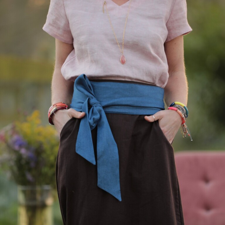 Quintessence - Ceinture Anita - jean lyocel bleu