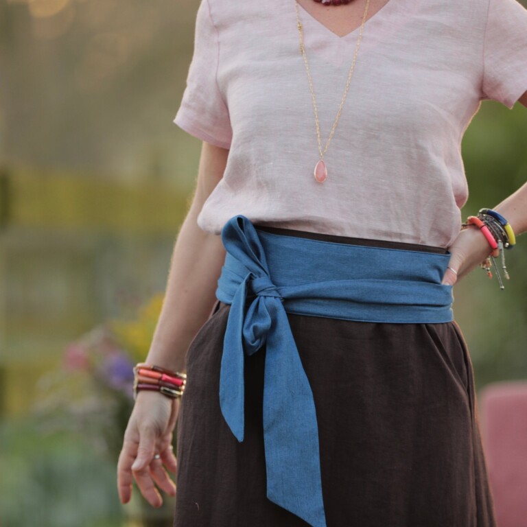 Quintessence - Ceinture Anita - jean lyocel bleu