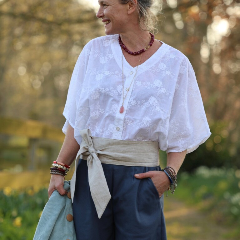 ceinture anita lin chine ficelle 5097815 Quintessence - Ceinture Anita - lin chiné ficelle