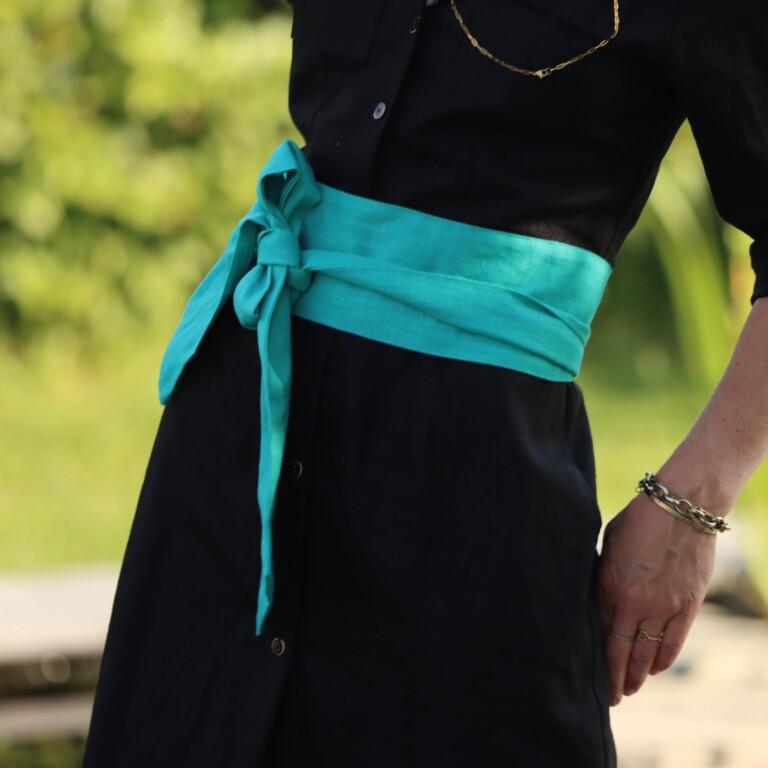 ceinture anita lin turquoise 245771 Quintessence - Ceinture Anita lin turquoise