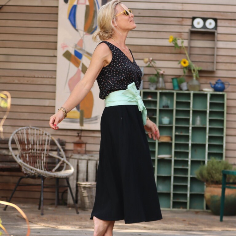 Quintessence - Ceinture Anita Lin vert pep's
