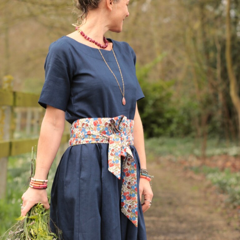 Quintessence - Ceinture Anita - coton Petit floral poétique