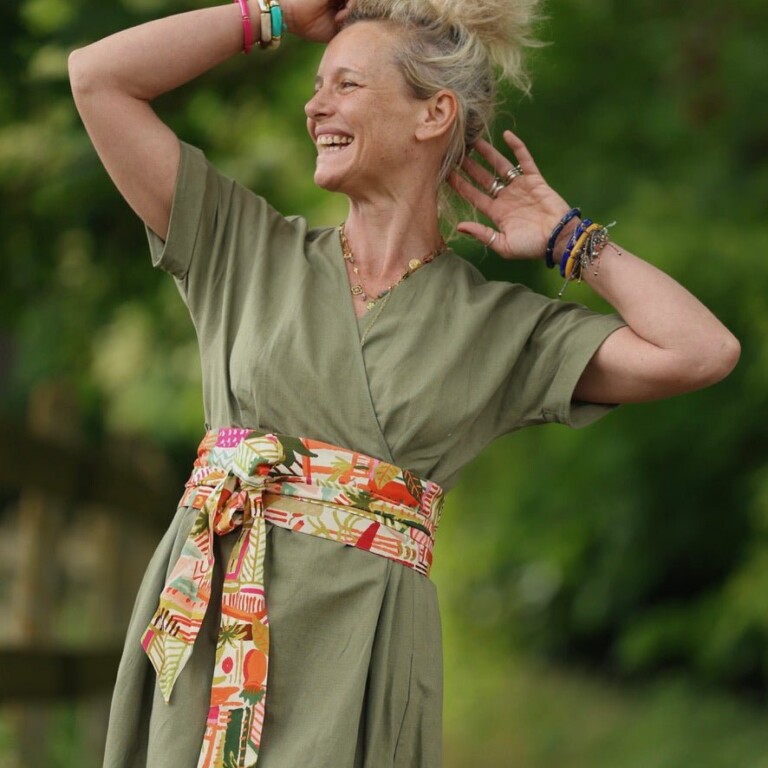 ceinture anita verdure tropicale 8276012 Quintessence - Ceinture Anita - verdure tropicale