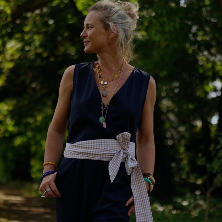 Quintessence - Ceinture Anita vichy ficelle