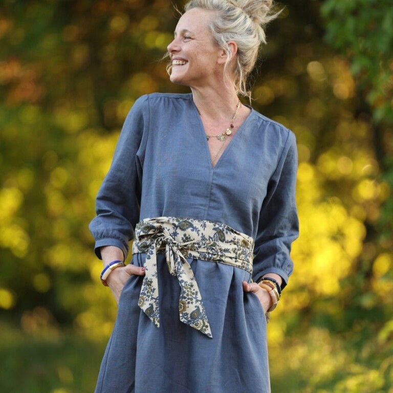 ceinture anita voile de coton fougere 5657051 Quintessence - Ceinture Anita – Voile de coton fougère