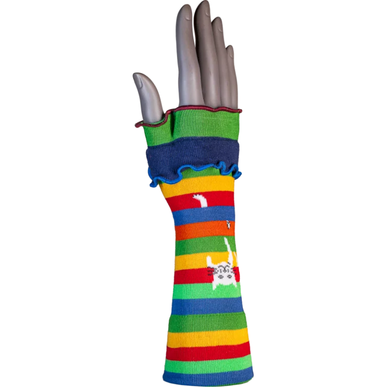 Chaussettes Coccinelle - Mitaines Chat Perché - version 2024 – Taille unique