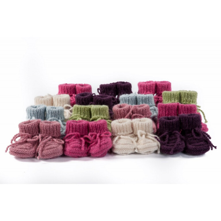 Chaussettes Coccinelle - Les chaussons de Maria Victoria – Coloris 5 (prune)