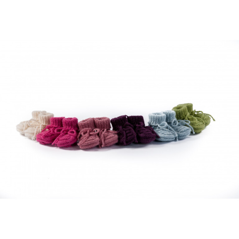 Chaussettes Coccinelle - Les chaussons de Maria Victoria – Coloris 5 (prune)