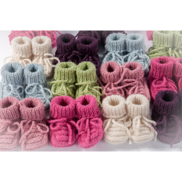 Chaussettes Coccinelle - Les chaussons de Maria Victoria – Coloris 5 (prune)