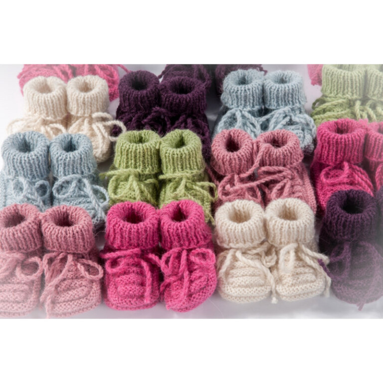 Chaussettes Coccinelle - Les chaussons de Maria Victoria – Coloris 5 (prune)