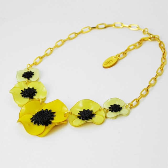Ciléa Paris - Collier Anémone - Petit – Citron