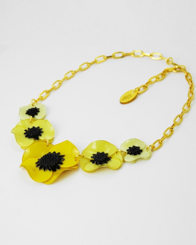 Ciléa Paris - Collier Anémone - Petit – Citron