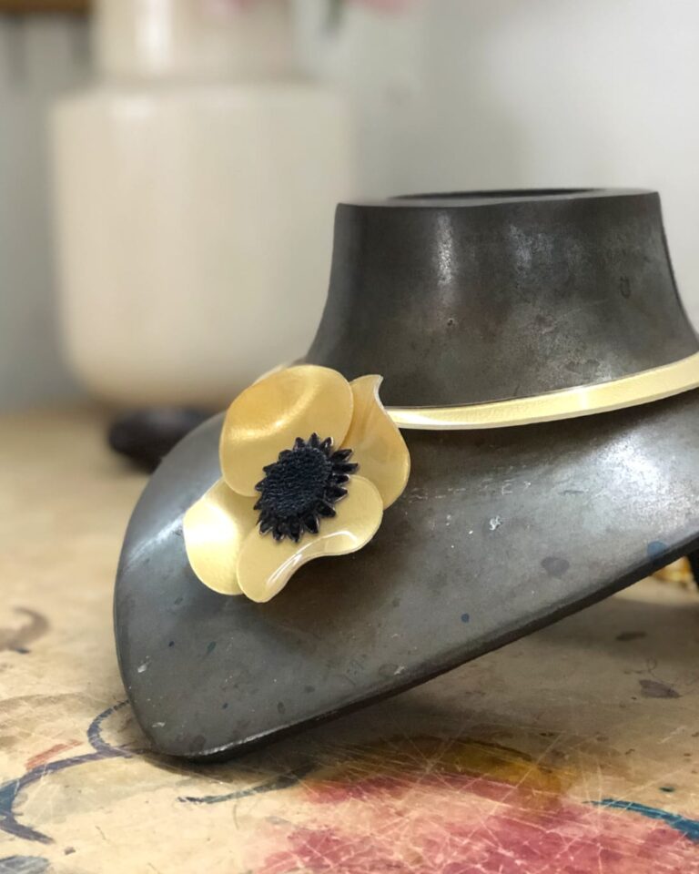 Ciléa Paris - Collier 1 fleur Anémone – Or