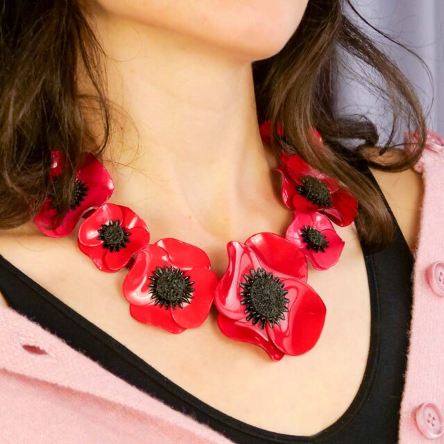 Ciléa Paris - Collier Anémone - Maxi – Noir