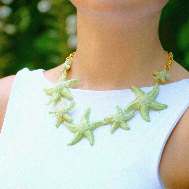 Ciléa Bijoux - Collier Ariel - Grand – Orange