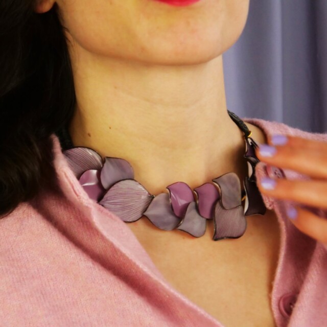 Ciléa Paris - Collier Zora – Rose