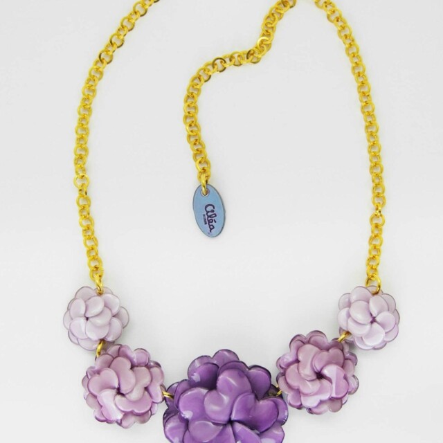 Ciléa Paris - Collier Géranium - Petit – Rose