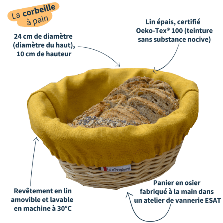 Les extra-ordinaires - LA CORBEILLE À PAIN – rouge-coquelicot