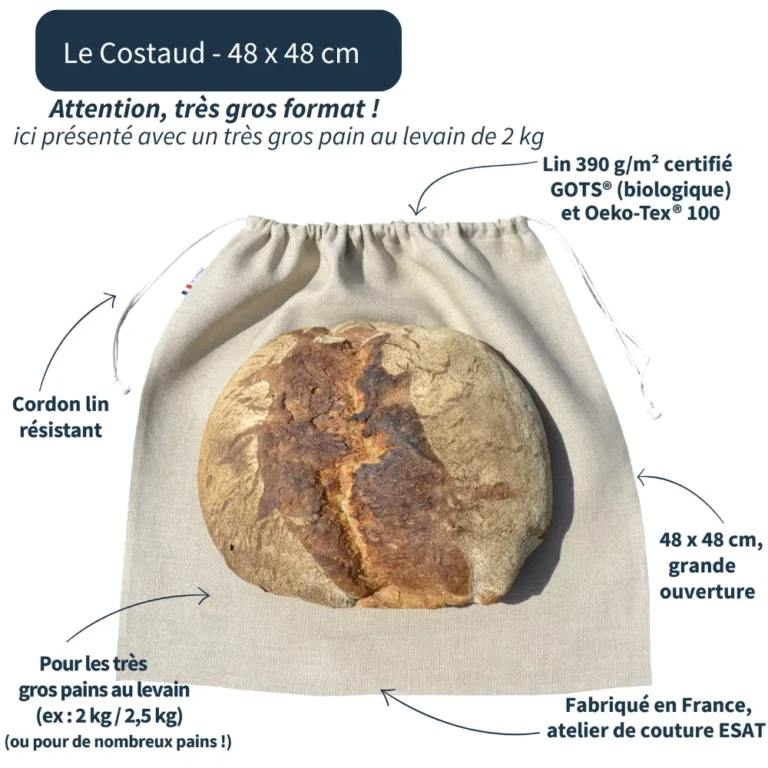 Les extra-ordinaires - SACS À PAIN EN LIN BIO – costaud-lin-bio