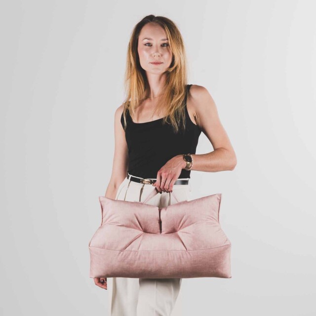 Cosy Club - Coussin lombaire · LEANDRO Rose poudré