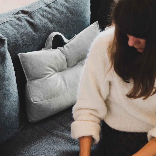 Cosy Club - Coussin lombaire · LEANDRO Gris perle