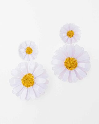 Ciléa Paris - Boucle doreille pendante Daisy  Maxi