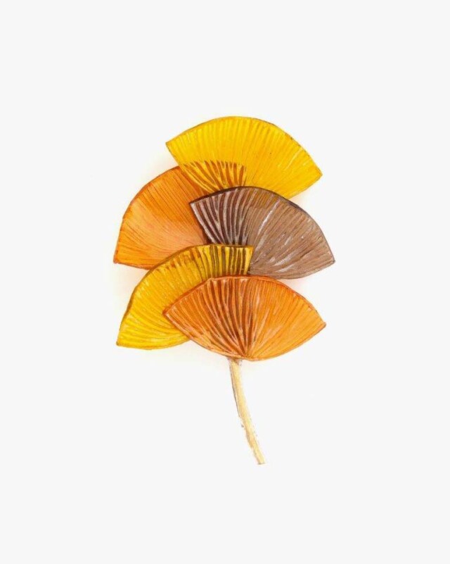 Ciléa Paris - Broche Ebisu – Vert