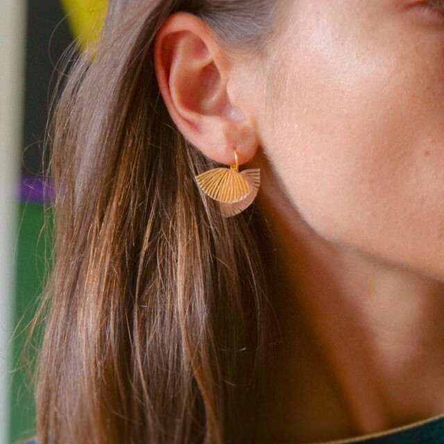 Ciléa Paris - Boucle d'oreille Ebisu - Mini – Jaune