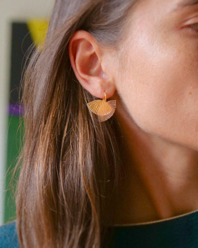 Ciléa Paris - Boucle d'oreille Ebisu - Mini – Jaune