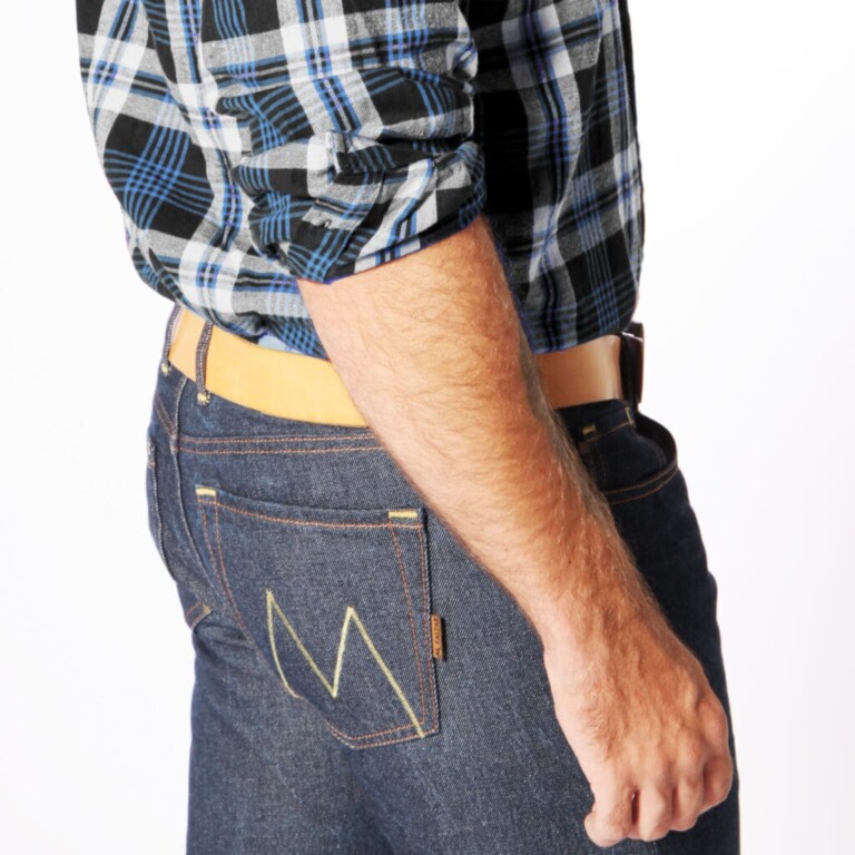 Monsieur Falzar - Le jeans Eco-falzar-indigo 440 – poids moyen – 38 = 50 FR