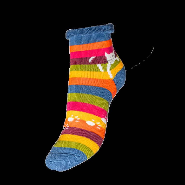 feline 7 Multicolore rayé