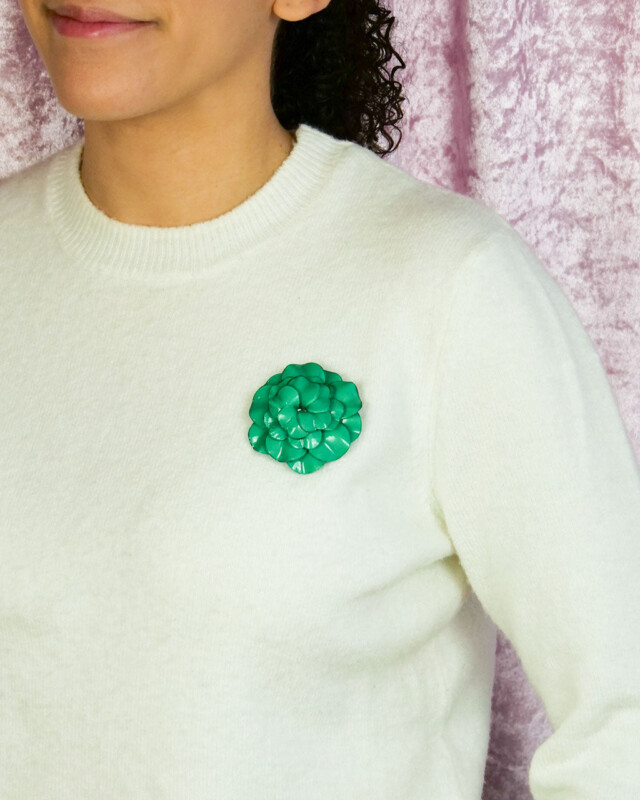 Ciléa Paris - Broche Géranium - Grand – Violet