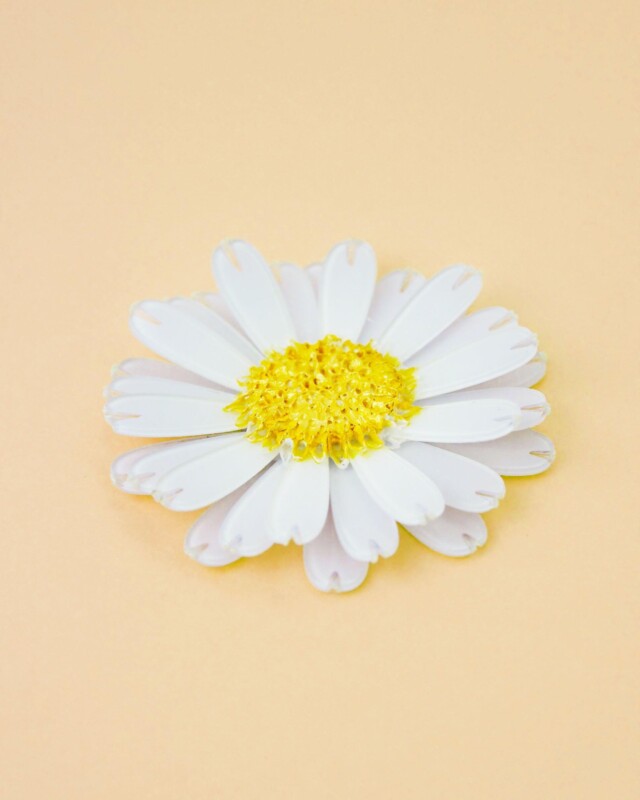 Ciléa Paris - Broche Daisy – Blanc