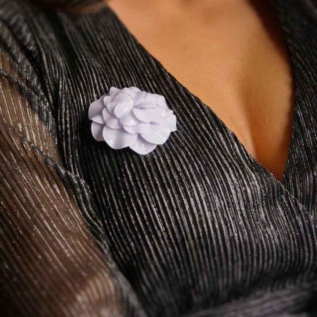 Ciléa Paris - Broche Géranium - Grand – Violet