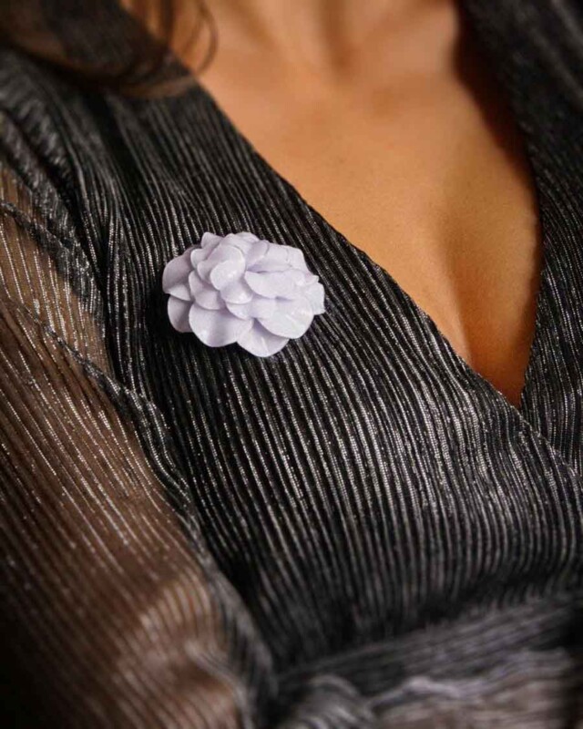 Ciléa Paris - Broche Géranium - Grand – Violet