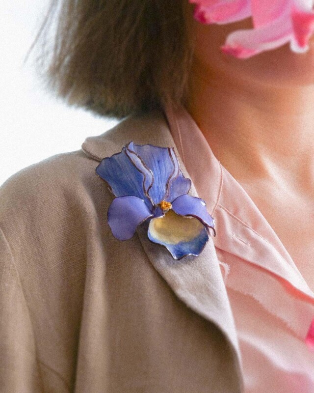 Ciléa Paris - Broches Yvette - Grand – Corail