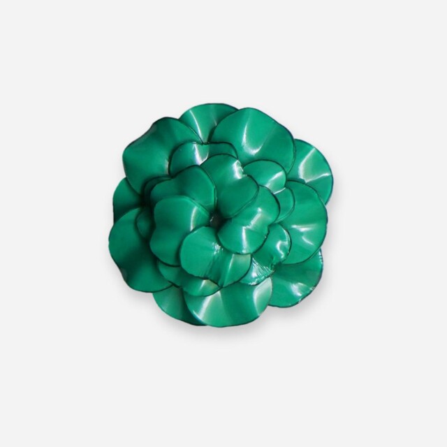 Ciléa Paris - Pendentif Géranium - Maxi – Rouge / Je ne veux pas la chaîne