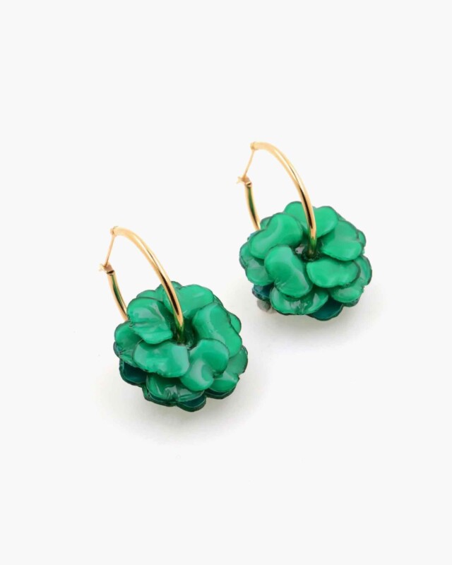 Ciléa Bijoux - Créoles Géranium – Lavande