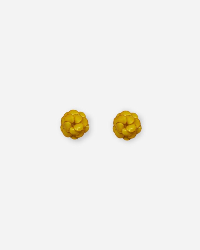 Ciléa Paris - Boucles d'oreilles Géranium - Mini – Bleuet / Tige (Oreilles percées)
