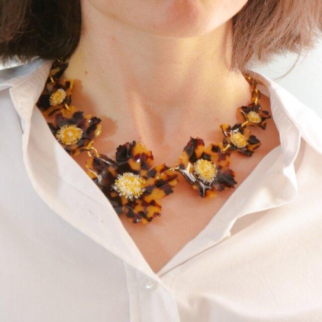 Ciléa Paris - Collier Tuba - Maxi – Léopard