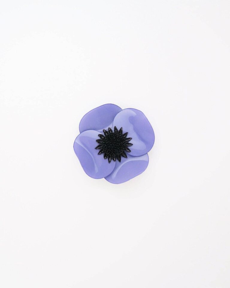 Ciléa Paris - Pin's Anémone - Mini – Noir