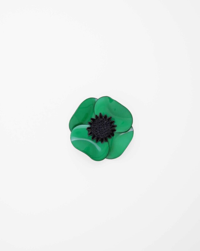 Ciléa Paris - Broche Anémone - Grand – Noir